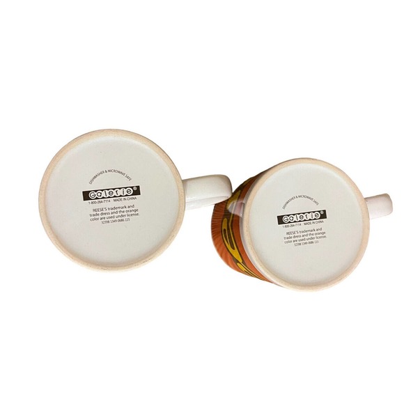 Reese's Peanut Butter 2 Cup Coffee Mug Set - Galerie Candy Chocolate - Picture 5 of 5